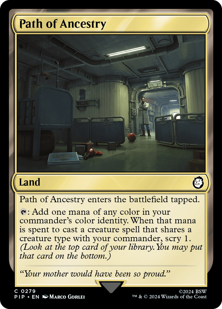 Path of Ancestry [Fallout] MTG Single Magic: The Gathering | Red Claw Gaming
