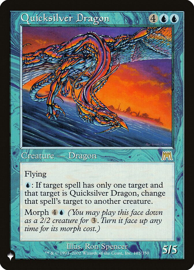 Quicksilver Dragon [The List] MTG Single Magic: The Gathering | Red Claw Gaming