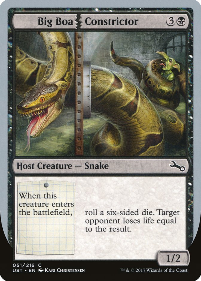 Big Boa Constrictor [Unstable] MTG Single Magic: The Gathering | Red Claw Gaming