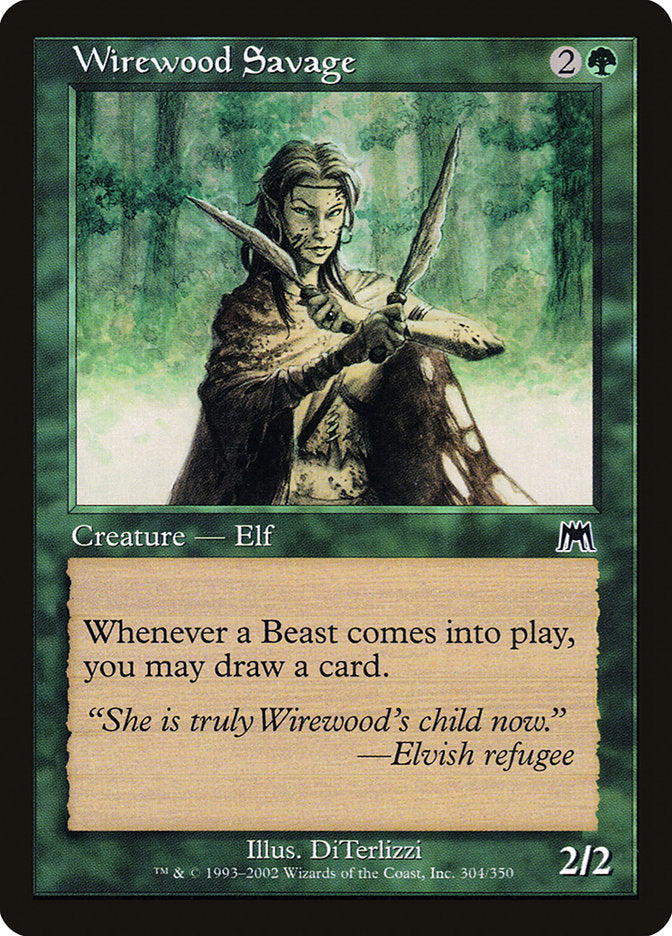 Wirewood Savage [Onslaught] MTG Single Magic: The Gathering | Red Claw Gaming
