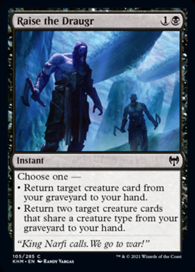Raise the Draugr [Kaldheim] MTG Single Magic: The Gathering | Red Claw Gaming