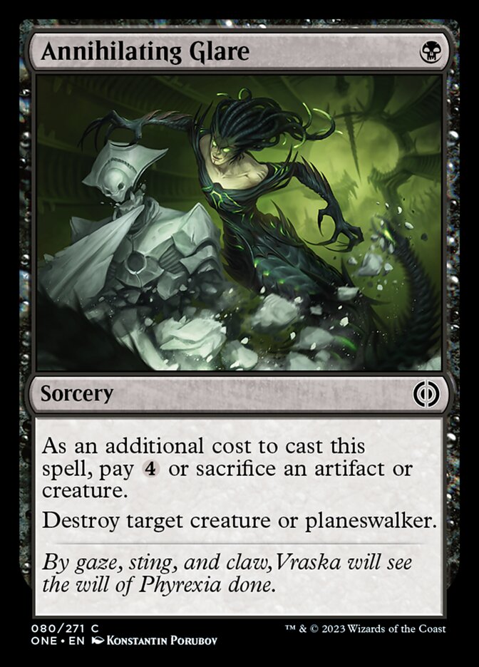 Annihilating Glare [Phyrexia: All Will Be One] MTG Single Magic: The Gathering | Red Claw Gaming