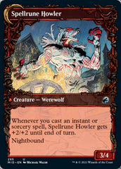 Spellrune Painter // Spellrune Howler (Showcase Equinox) [Innistrad: Midnight Hunt] MTG Single Magic: The Gathering | Red Claw Gaming