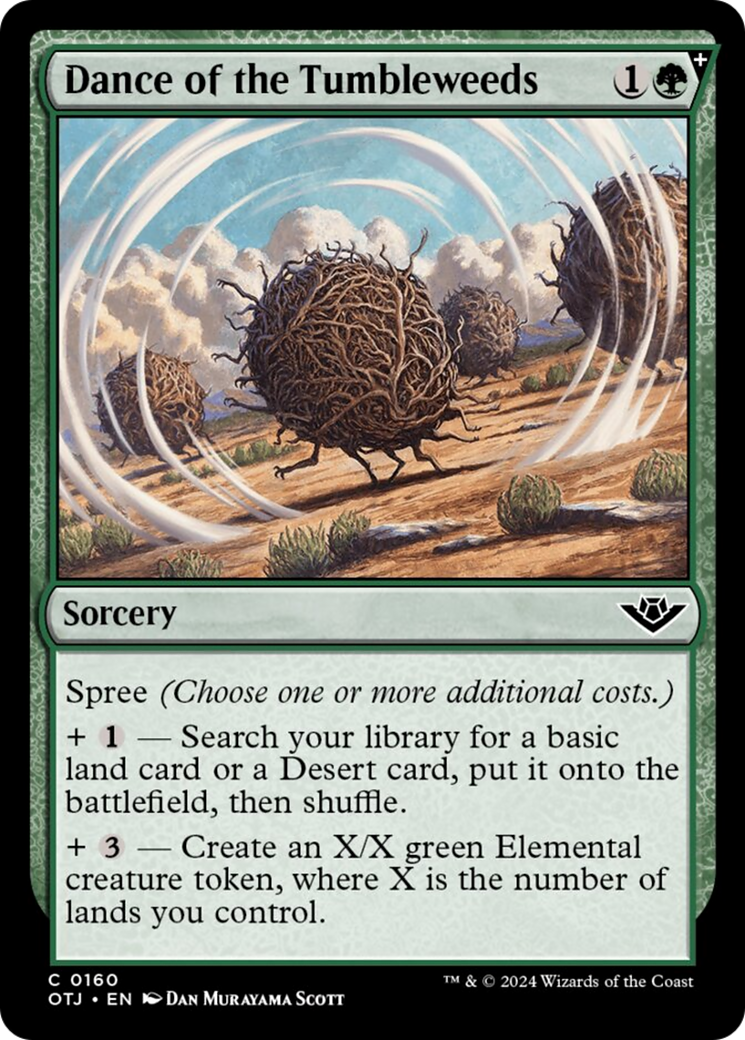 Dance of the Tumbleweeds [Outlaws of Thunder Junction] MTG Single Magic: The Gathering | Red Claw Gaming