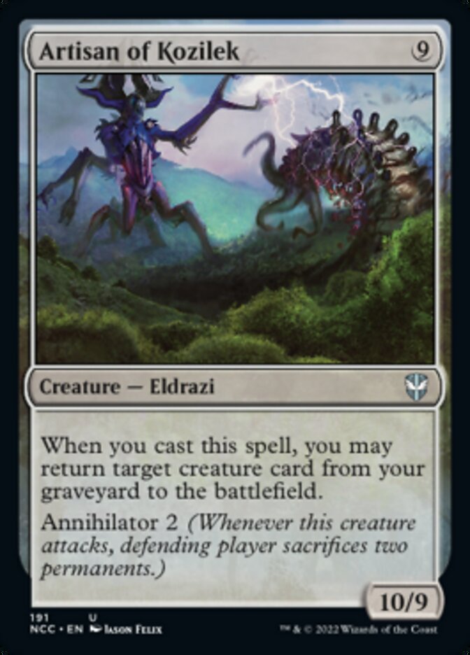 Artisan of Kozilek [Streets of New Capenna Commander] MTG Single Magic: The Gathering | Red Claw Gaming
