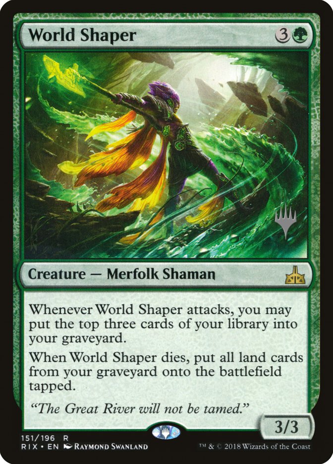 World Shaper (Promo Pack) [Rivals of Ixalan Promos] MTG Single Magic: The Gathering | Red Claw Gaming