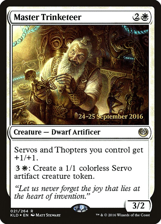 Master Trinketeer [Kaladesh Prerelease Promos] MTG Single Magic: The Gathering | Red Claw Gaming