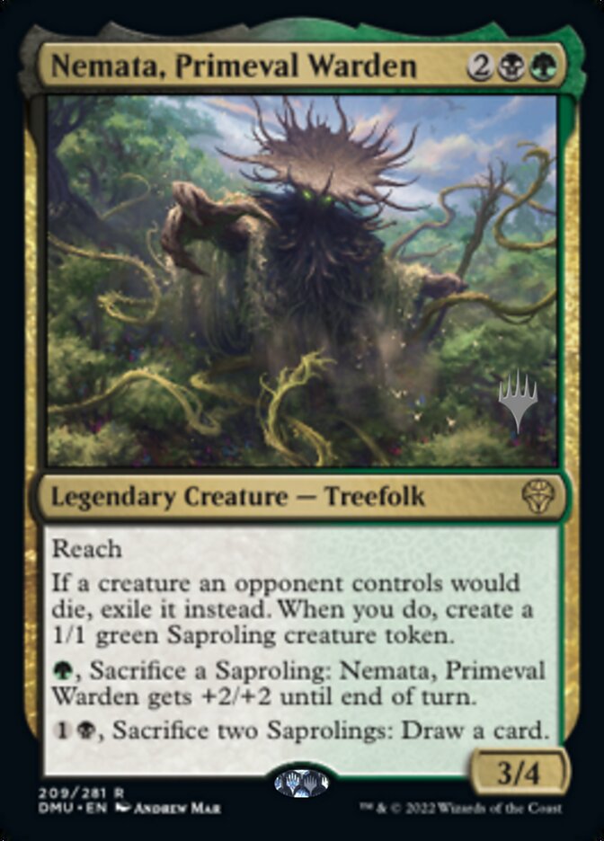 Nemata, Primeval Warden (Promo Pack) [Dominaria United Promos] MTG Single Magic: The Gathering    | Red Claw Gaming