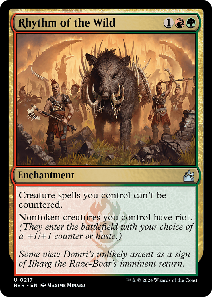 Rhythm of the Wild [Ravnica Remastered] MTG Single Magic: The Gathering | Red Claw Gaming