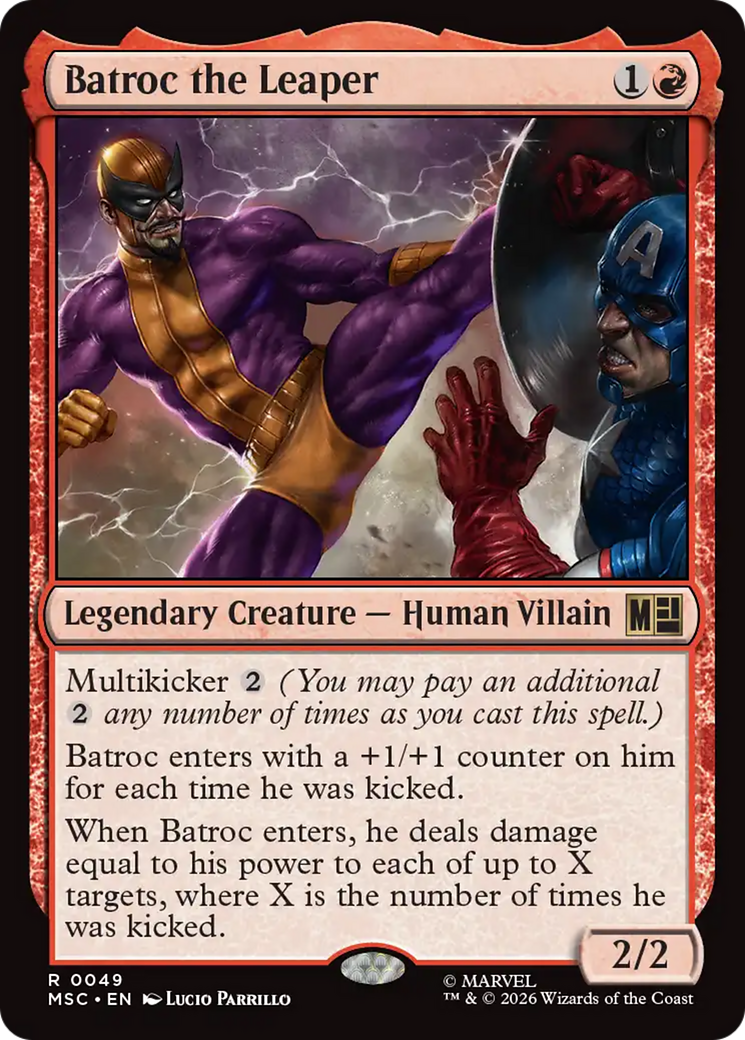 Batroc the Leaper [Marvel Super Heroes Commander] | Red Claw Gaming