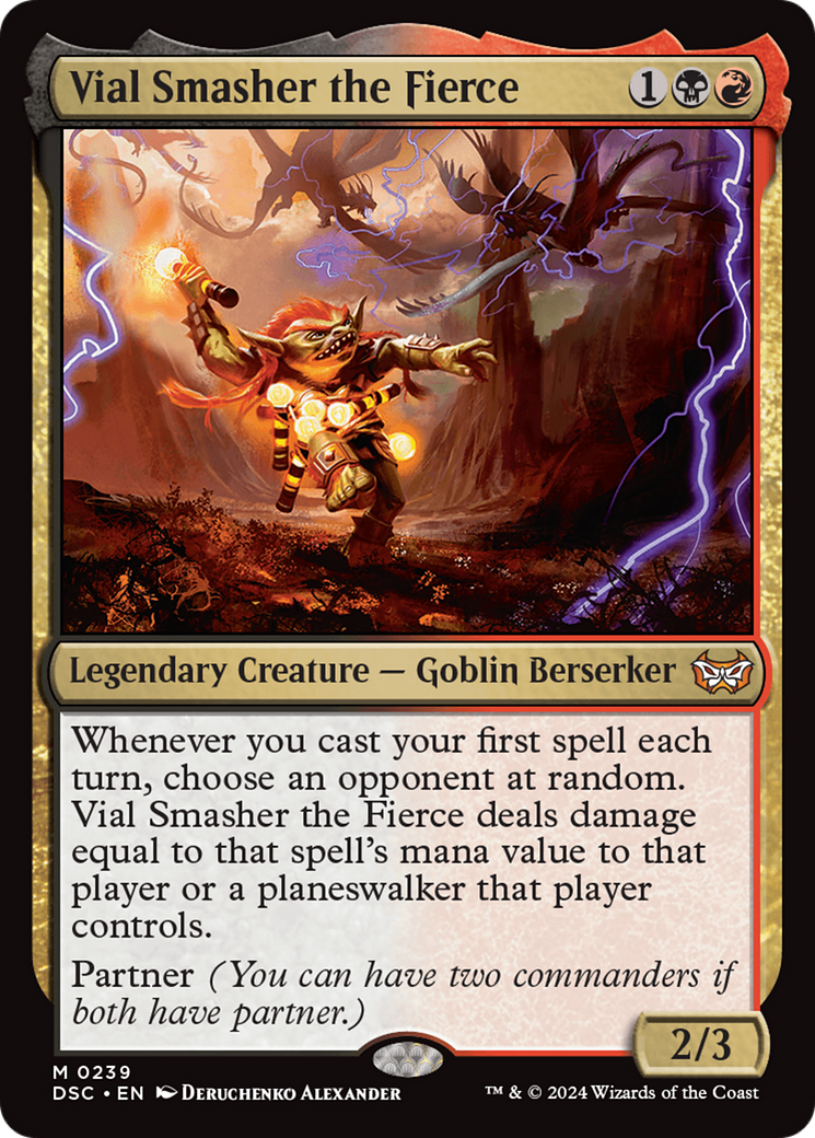 Vial Smasher the Fierce [Duskmourn: House of Horror Commander] MTG Single Magic: The Gathering | Red Claw Gaming