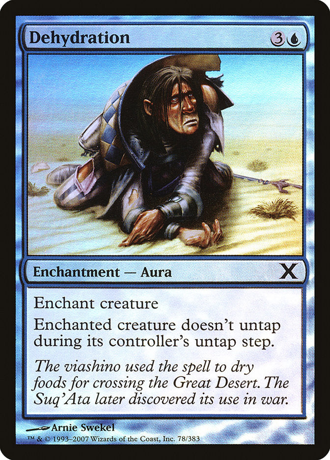Dehydration (Premium Foil) [Tenth Edition] MTG Single Magic: The Gathering | Red Claw Gaming