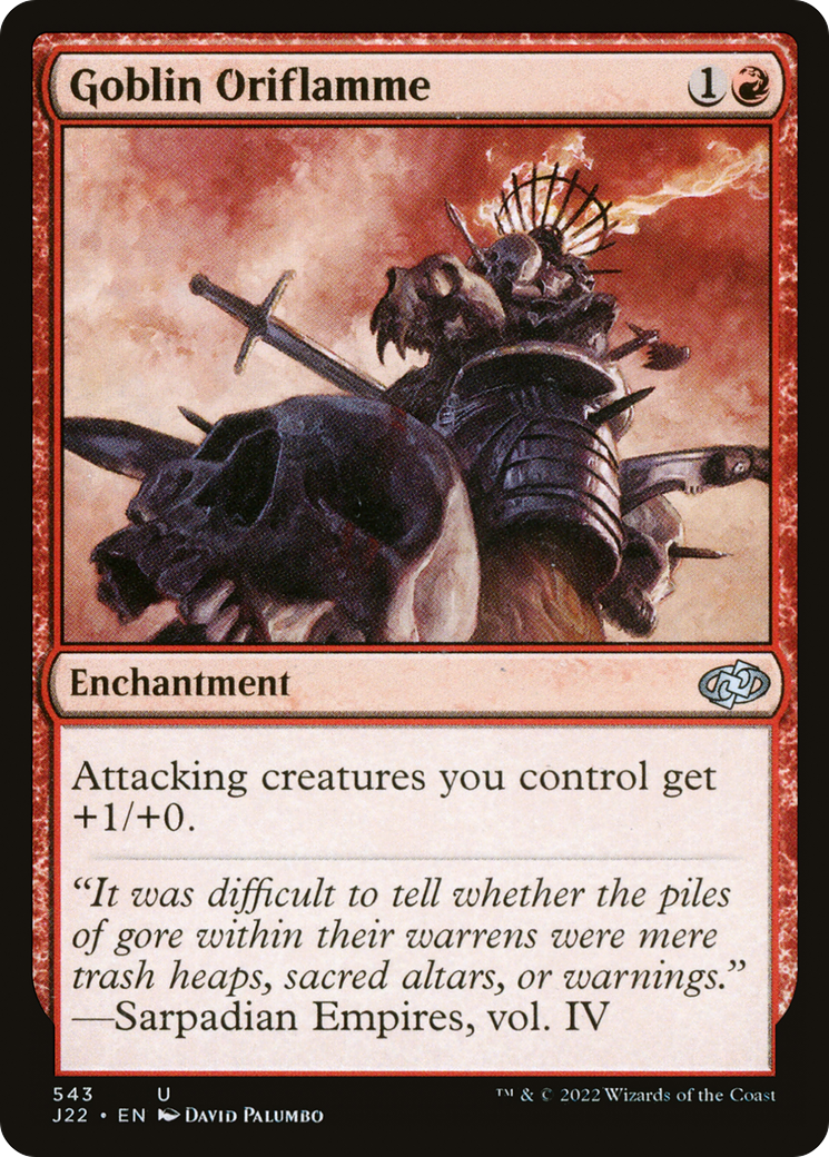 Goblin Oriflamme [Jumpstart 2022] MTG Single Magic: The Gathering | Red Claw Gaming