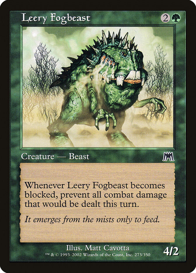 Leery Fogbeast [Onslaught] MTG Single Magic: The Gathering | Red Claw Gaming