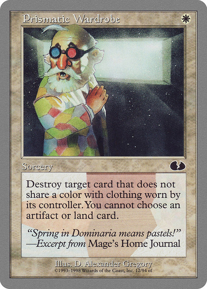 Prismatic Wardrobe [Unglued] MTG Single Magic: The Gathering | Red Claw Gaming