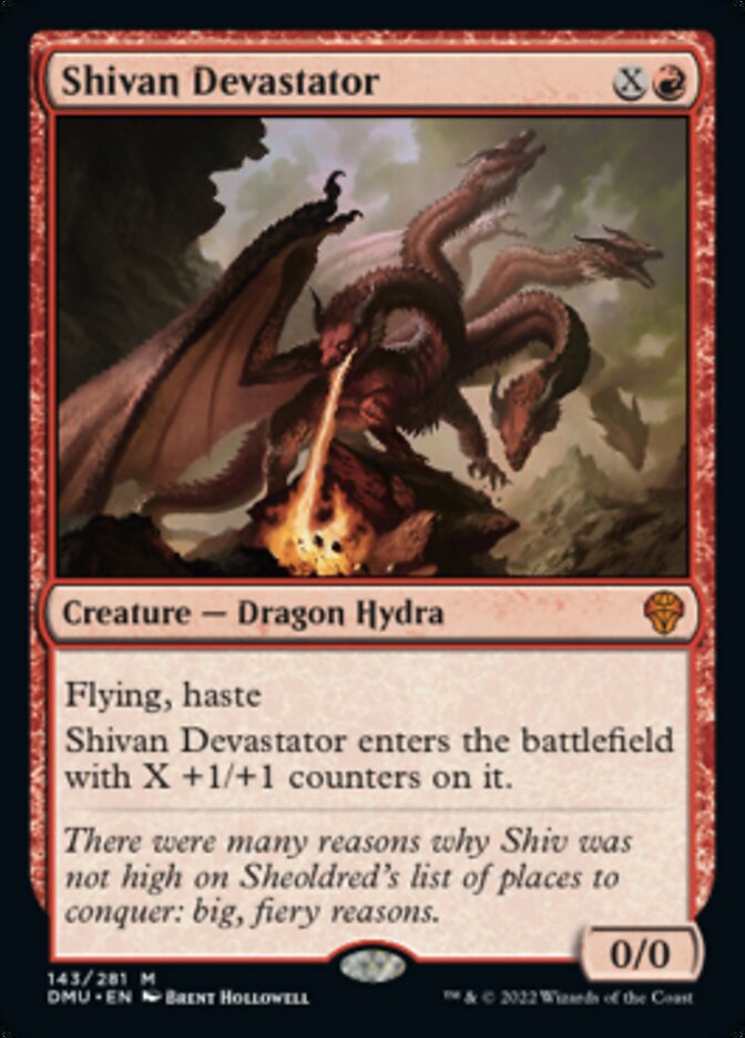Shivan Devastator [Dominaria United] MTG Single Magic: The Gathering | Red Claw Gaming