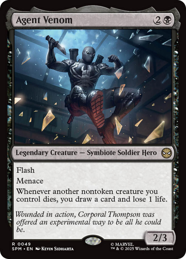 Agent Venom [Marvel's Spider-Man] MTG Single Magic: The Gathering | Red Claw Gaming