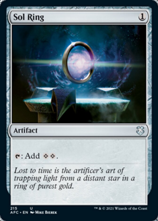 Sol Ring [Dungeons & Dragons: Adventures in the Forgotten Realms Commander] MTG Single Magic: The Gathering | Red Claw Gaming