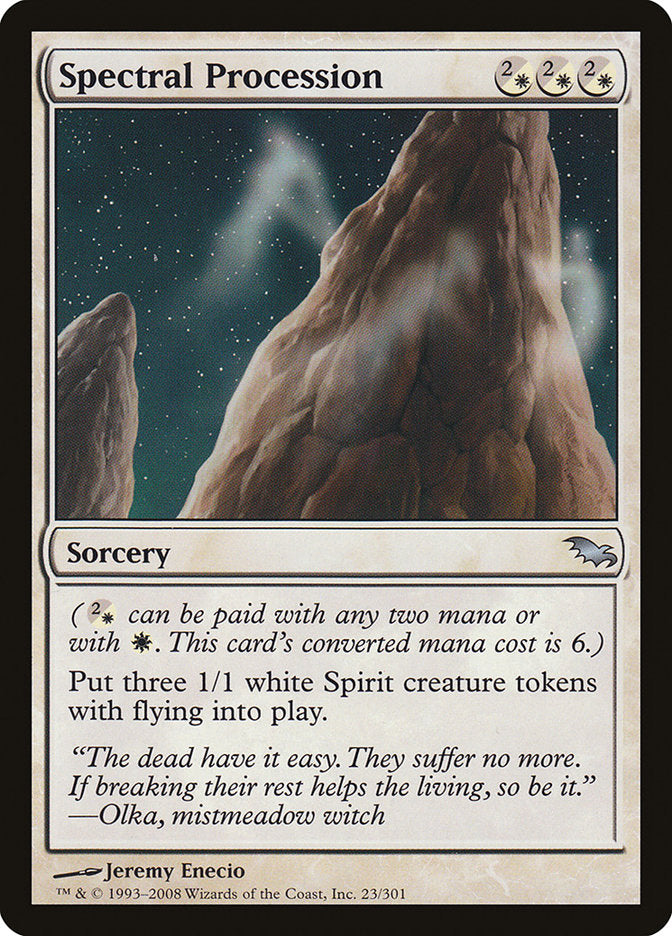 Spectral Procession [Shadowmoor] MTG Single Magic: The Gathering | Red Claw Gaming