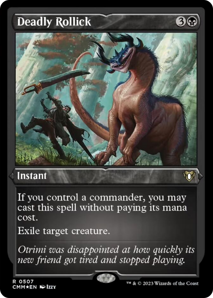 Deadly Rollick (Foil Etched) [Commander Masters] MTG Single Magic: The Gathering | Red Claw Gaming