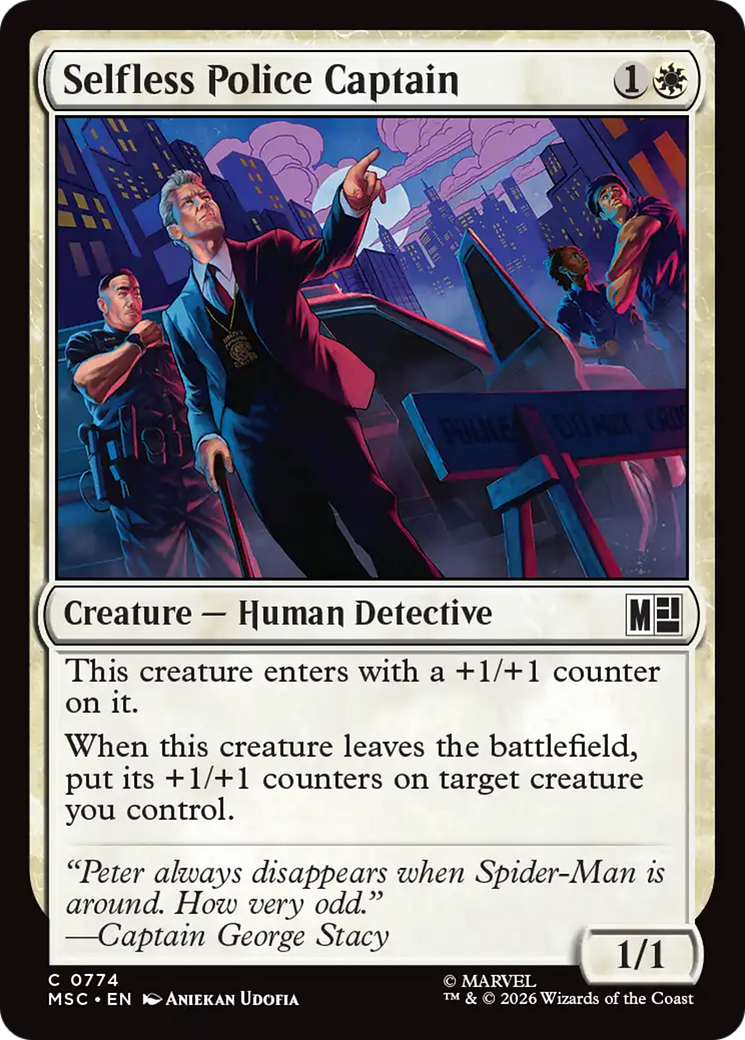 Selfless Police Captain [Marvel Super Heroes Commander] | Red Claw Gaming