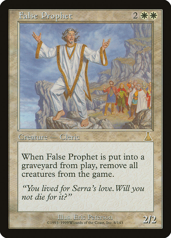 False Prophet [Urza's Destiny] MTG Single Magic: The Gathering | Red Claw Gaming