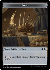 Nightmare // Food (0010) Double-Sided Token [Wilds of Eldraine Tokens] MTG Single Magic: The Gathering | Red Claw Gaming