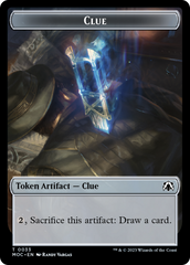 Golem // Clue Double-Sided Token [March of the Machine Commander Tokens] MTG Single Magic: The Gathering | Red Claw Gaming