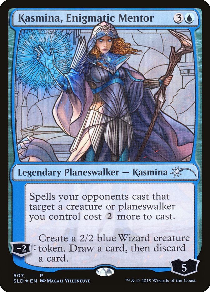 Kasmina, Enigmatic Mentor (Stained Glass) [Secret Lair Drop Promos] MTG Single Magic: The Gathering | Red Claw Gaming