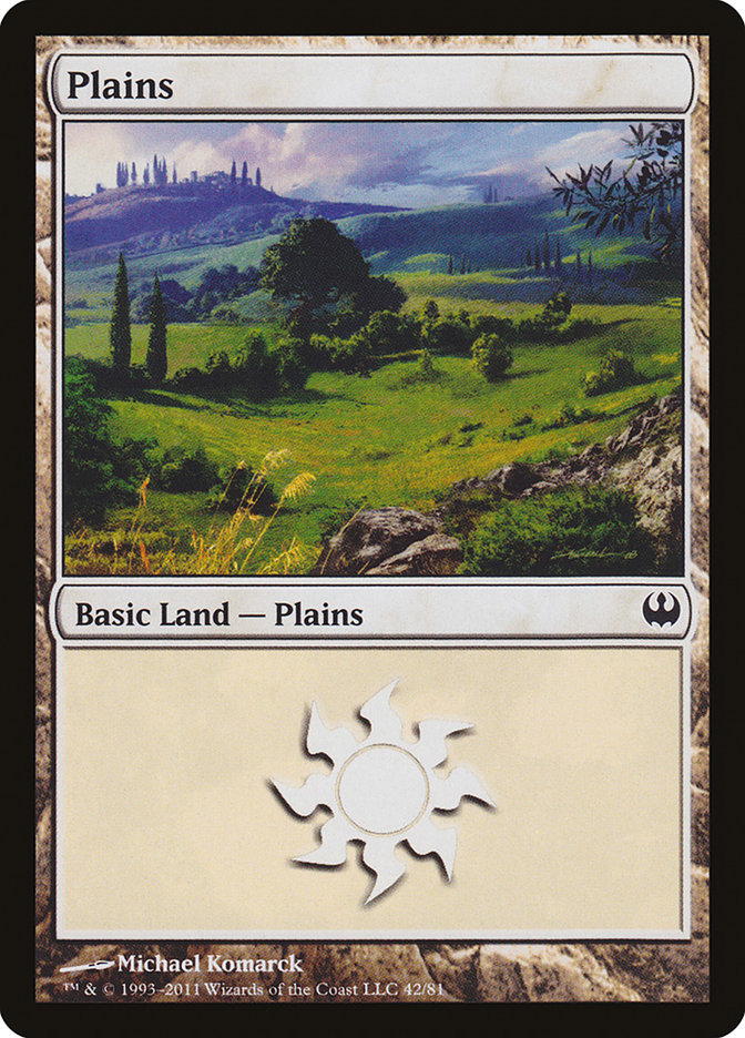 Plains (42) [Duel Decks: Knights vs. Dragons] MTG Single Magic: The Gathering | Red Claw Gaming