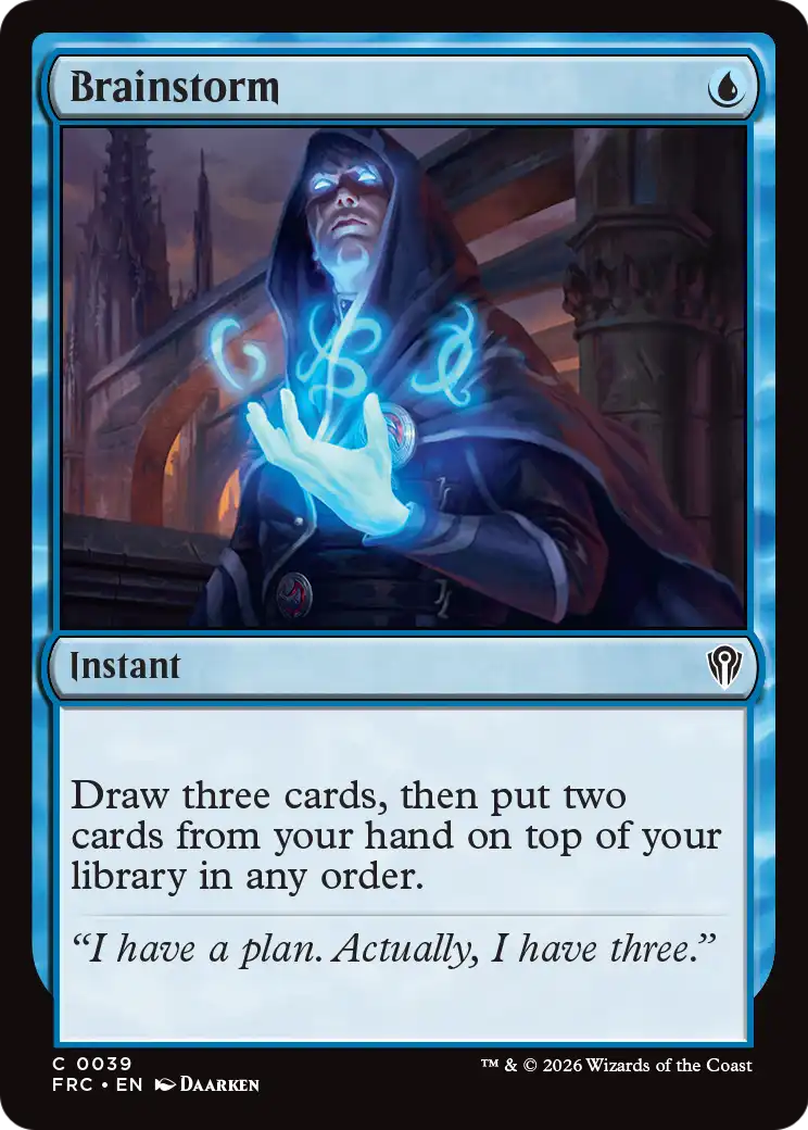 Brainstorm [Reality Fracture Commander] | Red Claw Gaming
