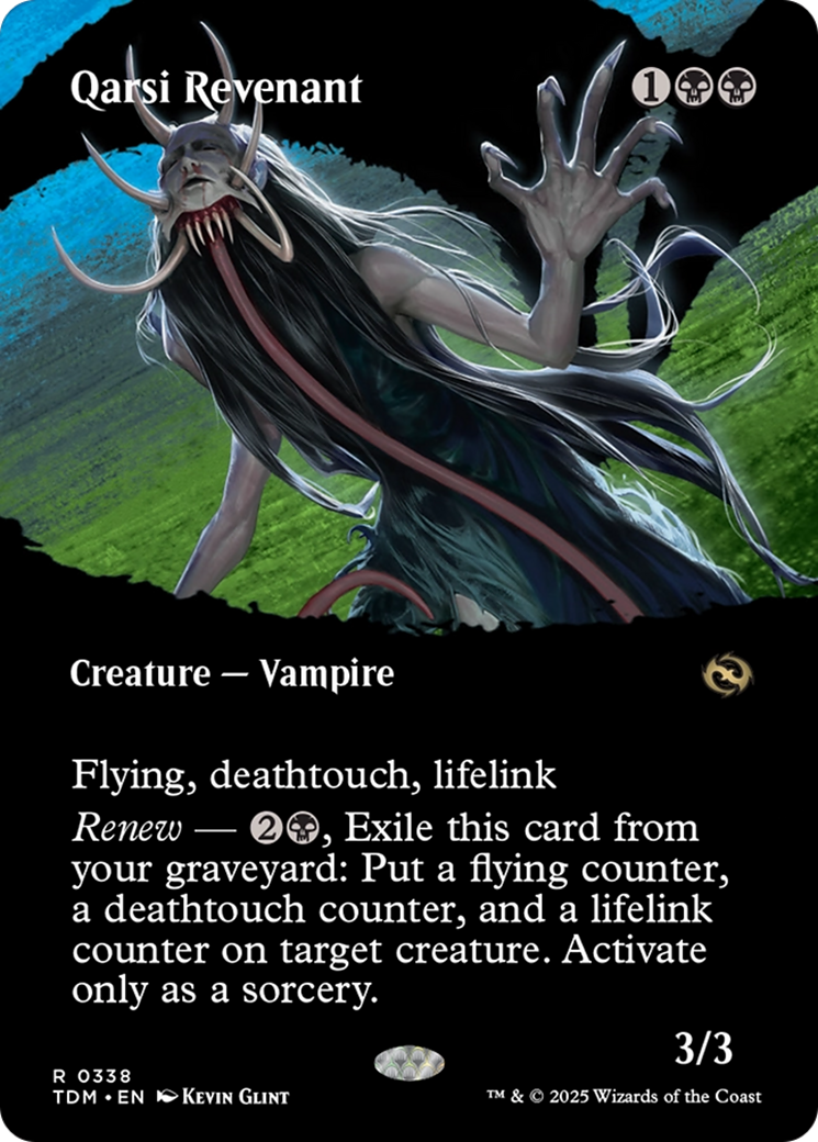 Qarsi Revenant (Borderless) [Tarkir: Dragonstorm] MTG Single Magic: The Gathering | Red Claw Gaming