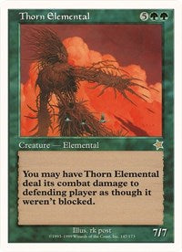 Thorn Elemental (Oversized) [Oversize Cards] MTG Single Magic: The Gathering | Red Claw Gaming