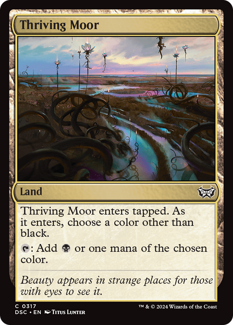 Thriving Moor [Duskmourn: House of Horror Commander] MTG Single Magic: The Gathering | Red Claw Gaming