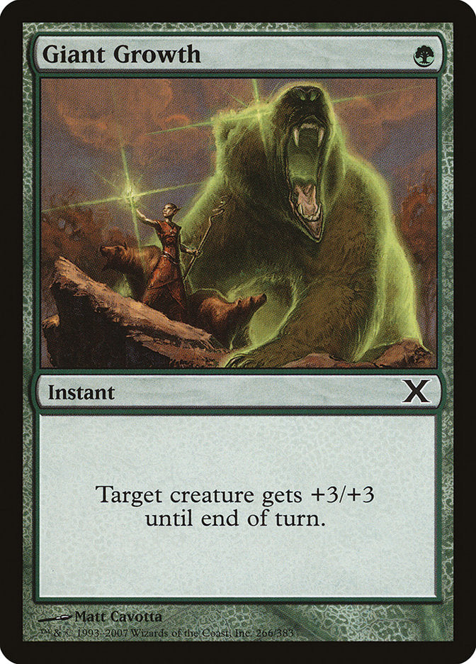 Giant Growth [Tenth Edition] MTG Single Magic: The Gathering | Red Claw Gaming