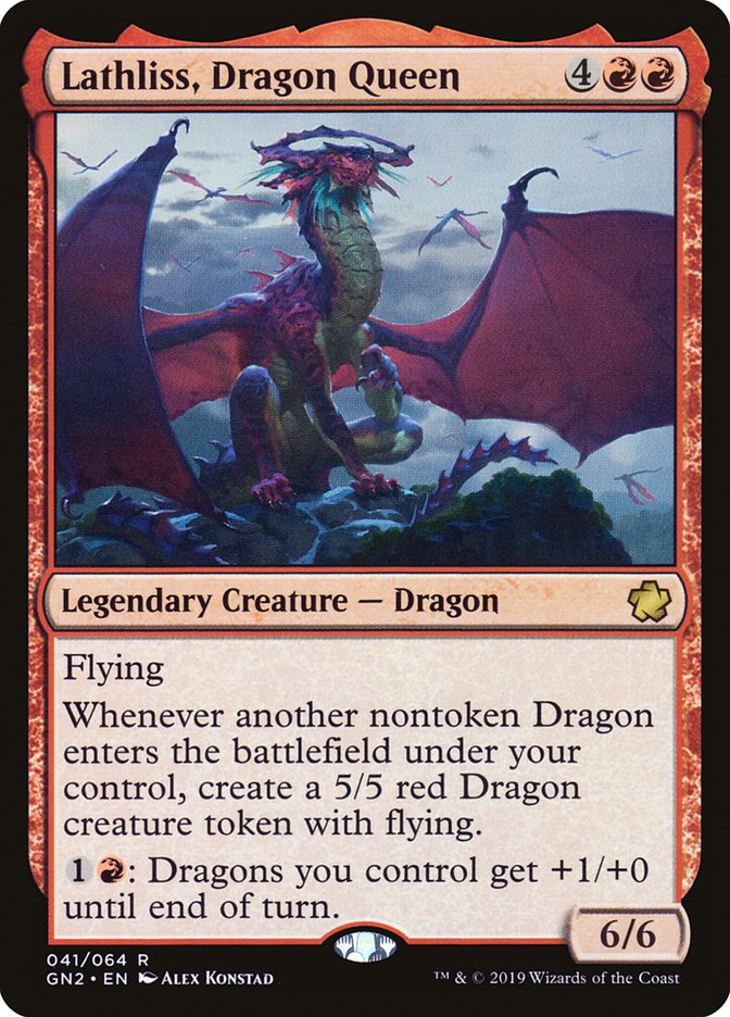 Lathliss, Dragon Queen [Game Night 2019] MTG Single Magic: The Gathering | Red Claw Gaming