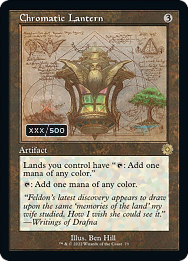 Chromatic Lantern (Retro Schematic) (Serialized) [The Brothers' War Retro Artifacts] MTG Single Magic: The Gathering | Red Claw Gaming