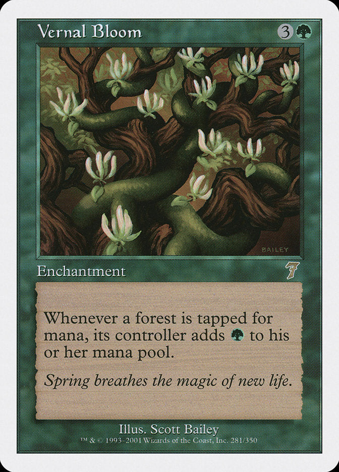 Vernal Bloom [Seventh Edition] MTG Single Magic: The Gathering | Red Claw Gaming