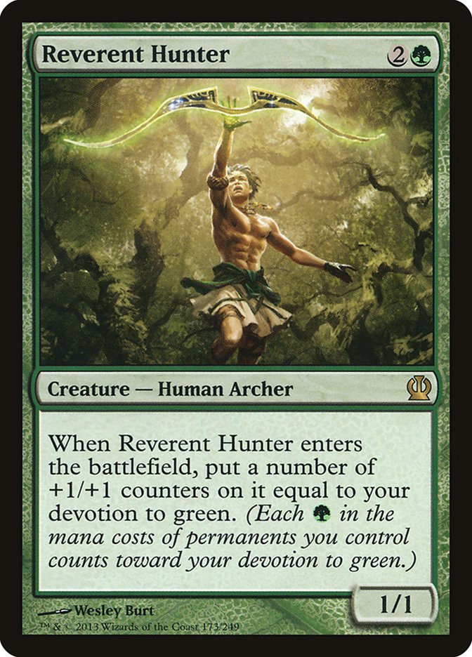 Reverent Hunter [Theros] MTG Single Magic: The Gathering | Red Claw Gaming