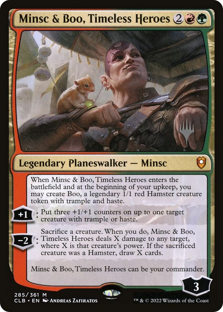 Minsc & Boo, Timeless Heroes (Promo Pack) [The Lost Caverns of Ixalan Promos] MTG Single Magic: The Gathering | Red Claw Gaming