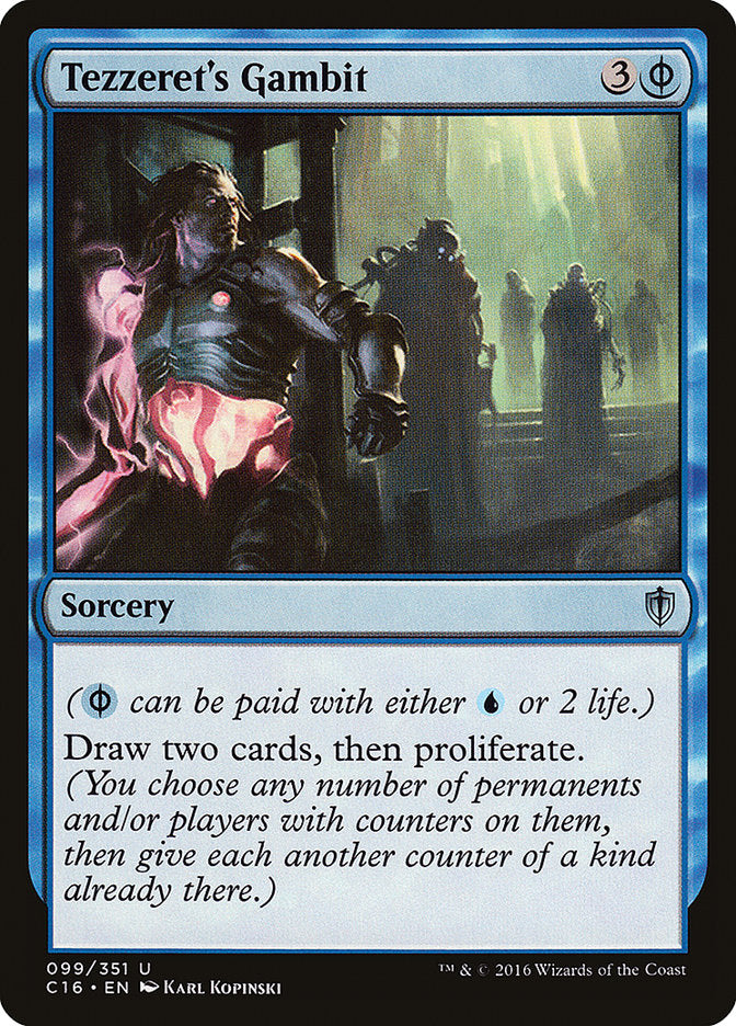 Tezzeret's Gambit [Commander 2016] MTG Single Magic: The Gathering | Red Claw Gaming