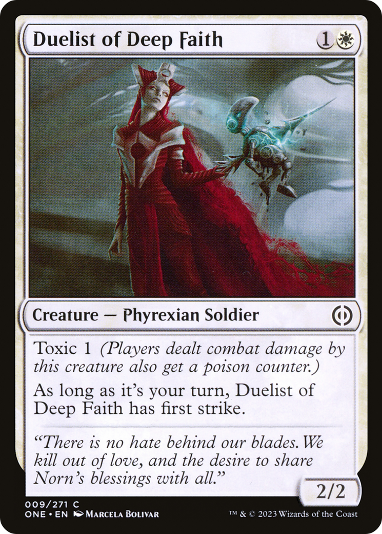 Duelist of Deep Faith [Phyrexia: All Will Be One] MTG Single Magic: The Gathering | Red Claw Gaming
