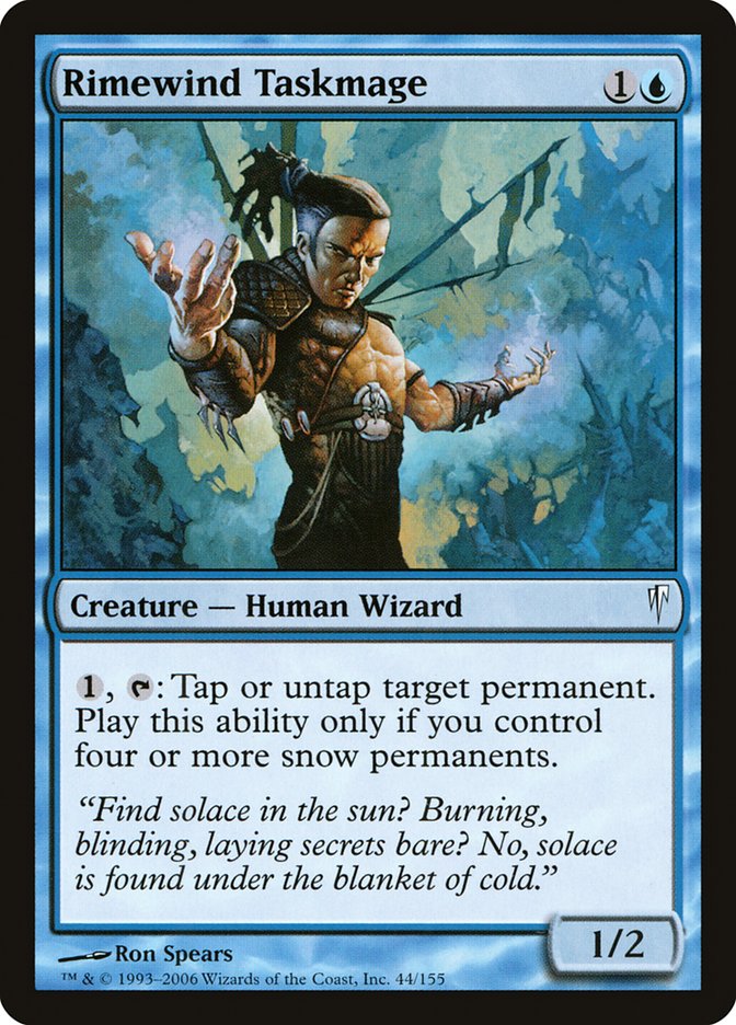 Rimewind Taskmage [Coldsnap] MTG Single Magic: The Gathering | Red Claw Gaming