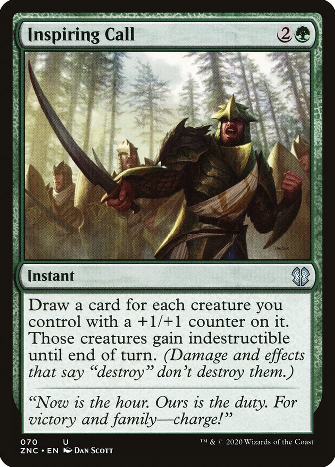 Inspiring Call [Zendikar Rising Commander] MTG Single Magic: The Gathering | Red Claw Gaming