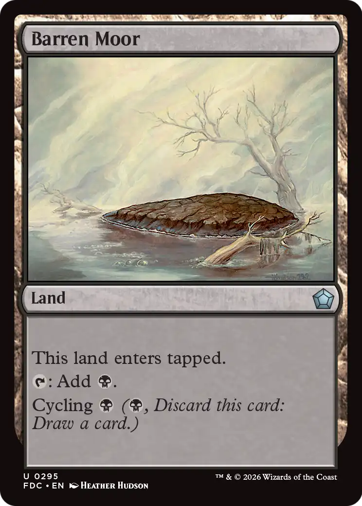 Barren Moor [Foundations Commander] | Red Claw Gaming