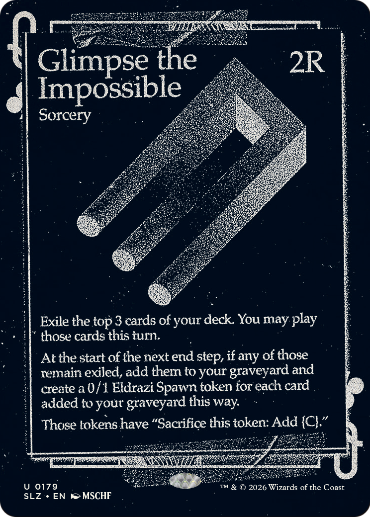 Glimpse the Impossible (0300) [Secret Lair x MSCHF: The Zeta Set] | Red Claw Gaming