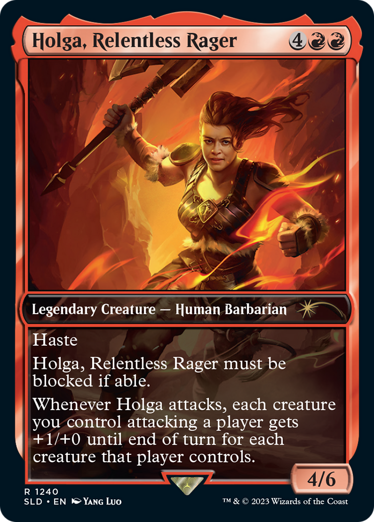 Holga, Relentless Rager [Secret Lair Drop Series] MTG Single Magic: The Gathering | Red Claw Gaming