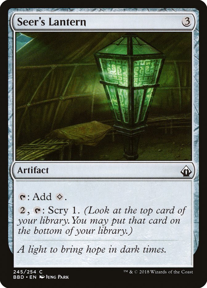 Seer's Lantern [Battlebond] MTG Single Magic: The Gathering | Red Claw Gaming
