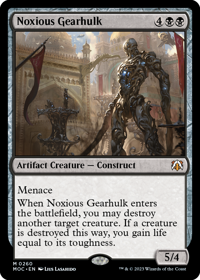 Noxious Gearhulk [March of the Machine Commander] MTG Single Magic: The Gathering | Red Claw Gaming