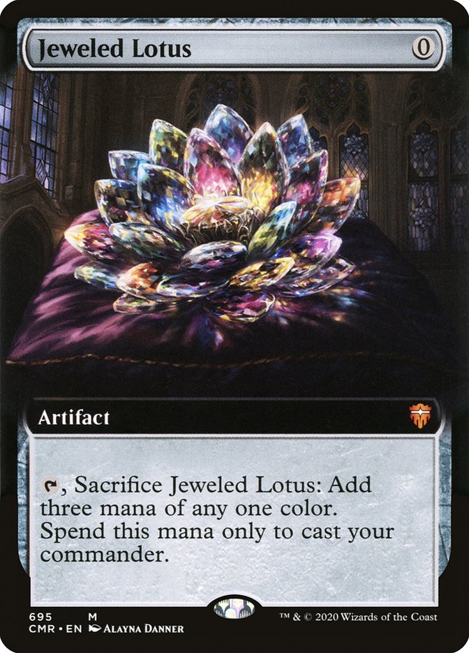 Jeweled Lotus (Extended Art) [Commander Legends] MTG Single Magic: The Gathering | Red Claw Gaming
